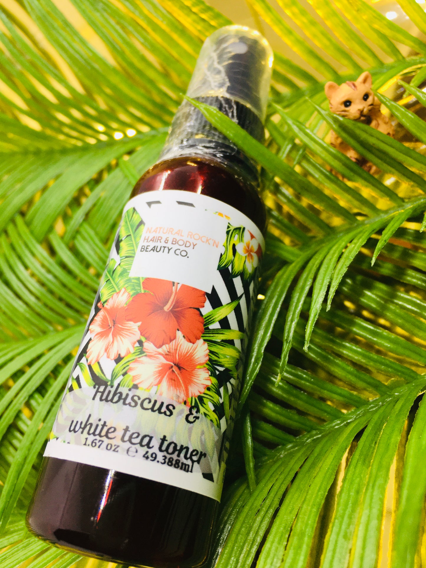 PURE HIBISCUS HERBAL SKIN TEA TONER 8 0z.