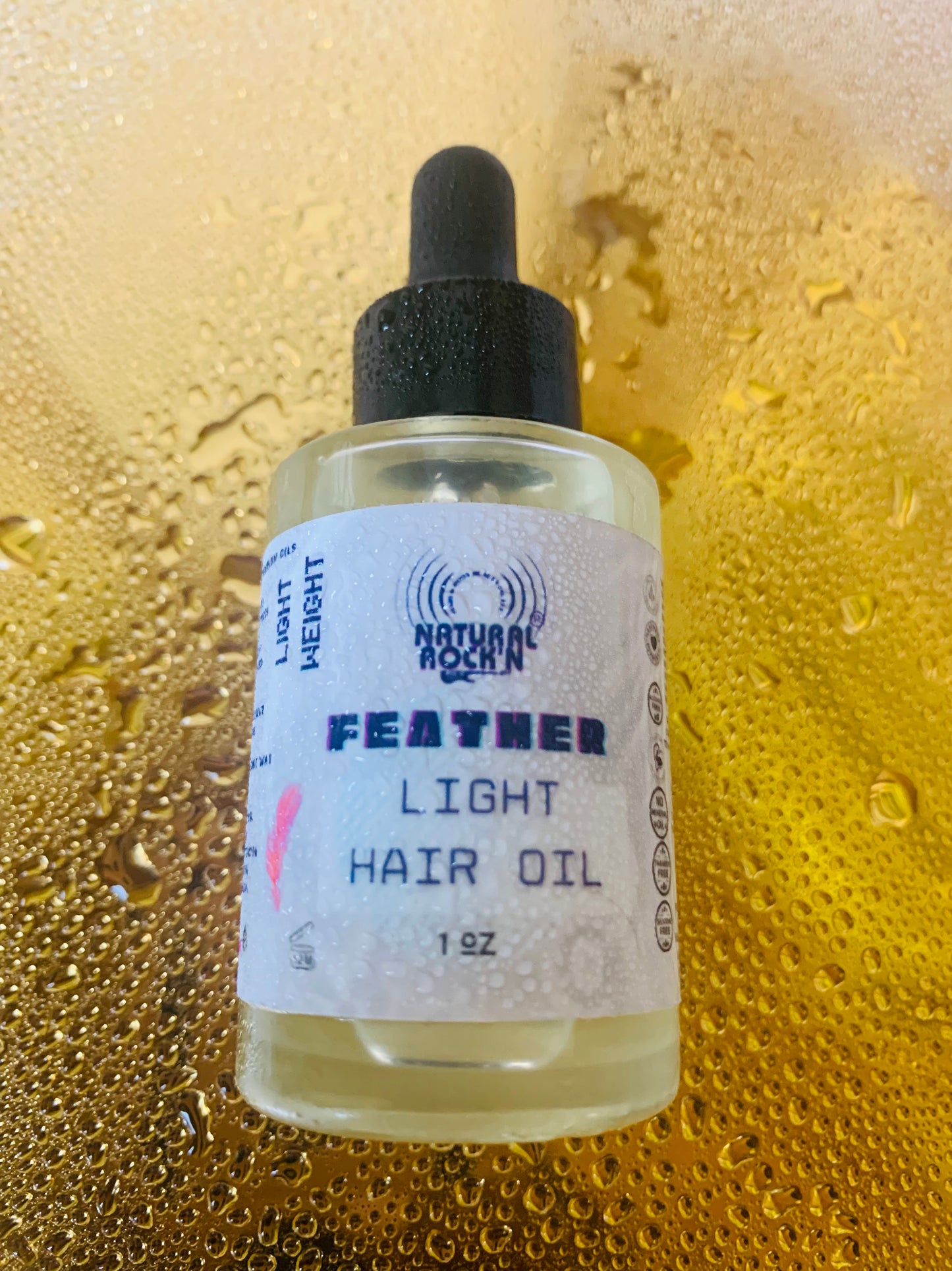 Feather Premium Light Hair Oil 1 Oz